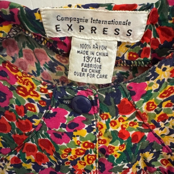 90’s Express Floral Mini Sundress - Picture 6 of 7